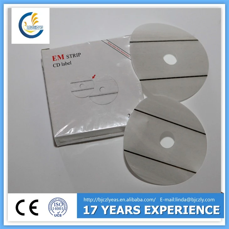 Em CD етикет за сигурност (две ленти)